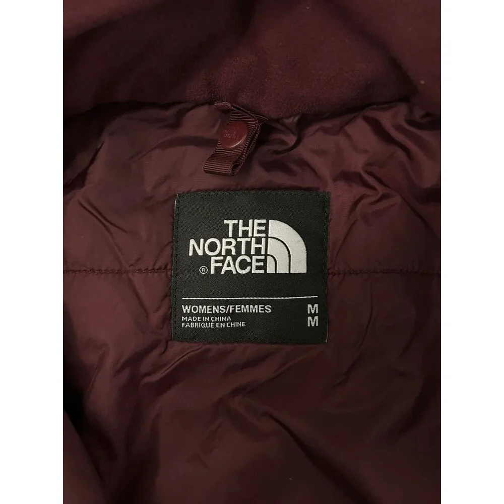 The North Face Women's Medium Jacket DryVent Burgundy Full Zip Pockets
